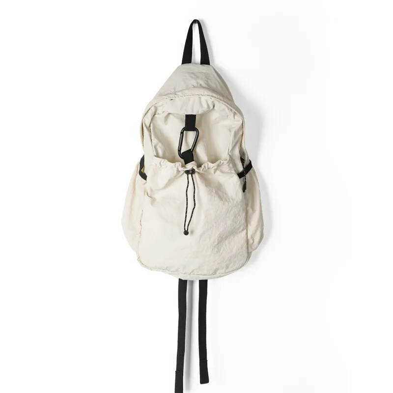 

Backpack Korean Style 2023 NEW Trendy Design Casual Large Capacity Shopping Storage Bag Nylon Fabric Portable Student Schoolbag