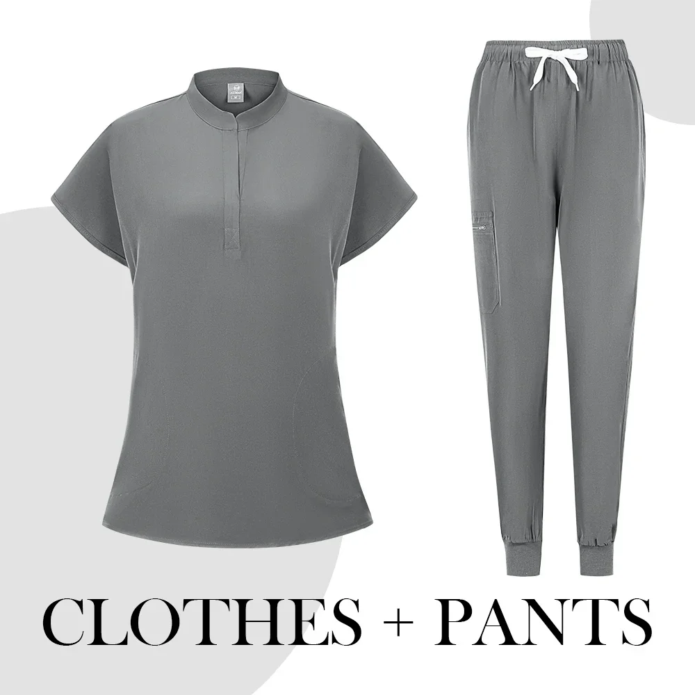 Женские Медицинские Скрабы С Короткими Рукавами Стильная Униформа Повседневные