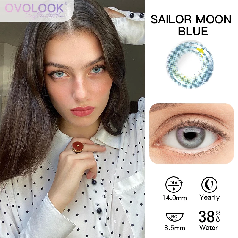 2pcs coloured contact lenses with graduated for eyes change color beautiful pupil colored contacts cosmetic green and blue lens free global shipping