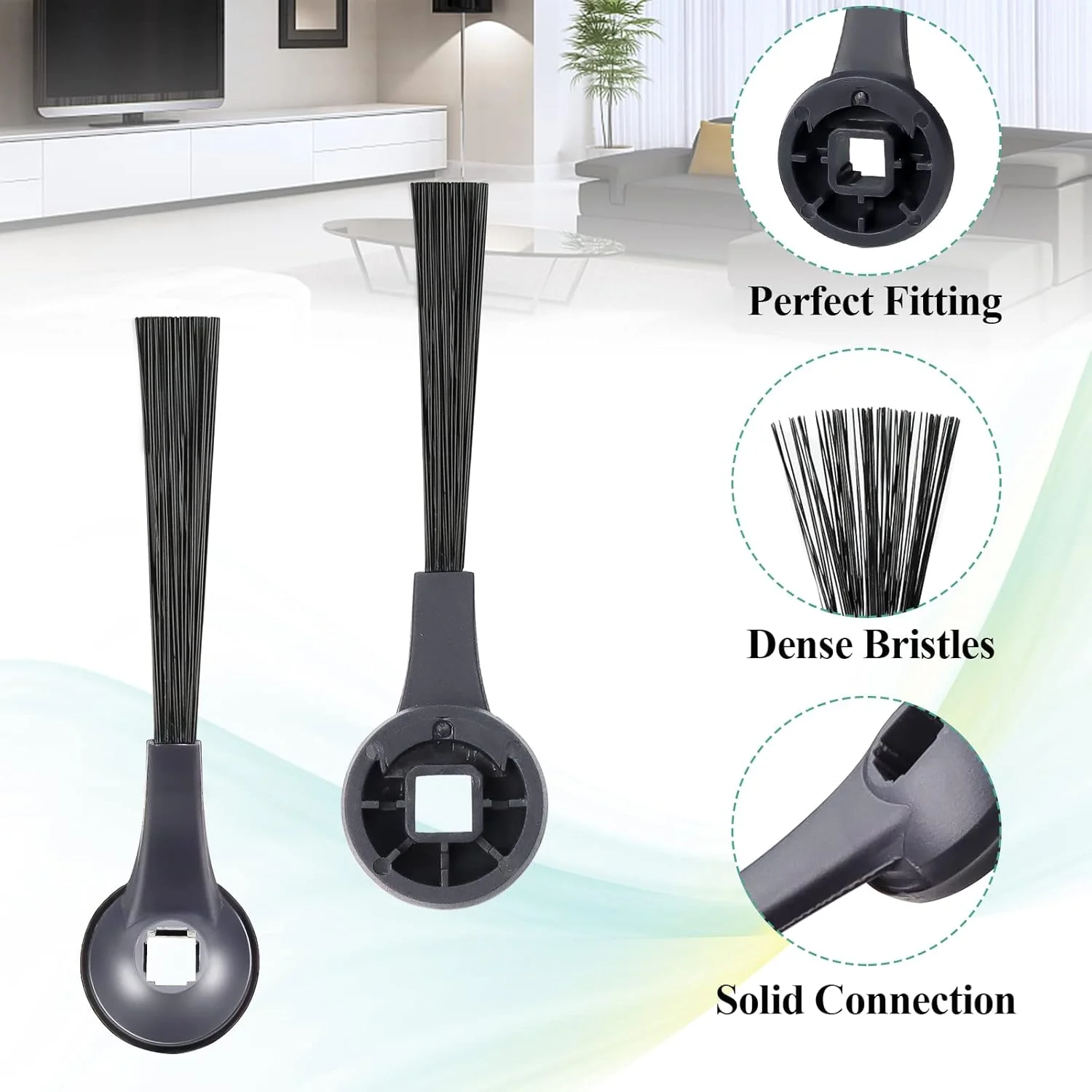 102KY1000 Боковые щетки (6 шт.) Совместимы с роботом IQ R101AE (RV1001AE) RV1100 RV1101 RV2011DRUS RV912S R100