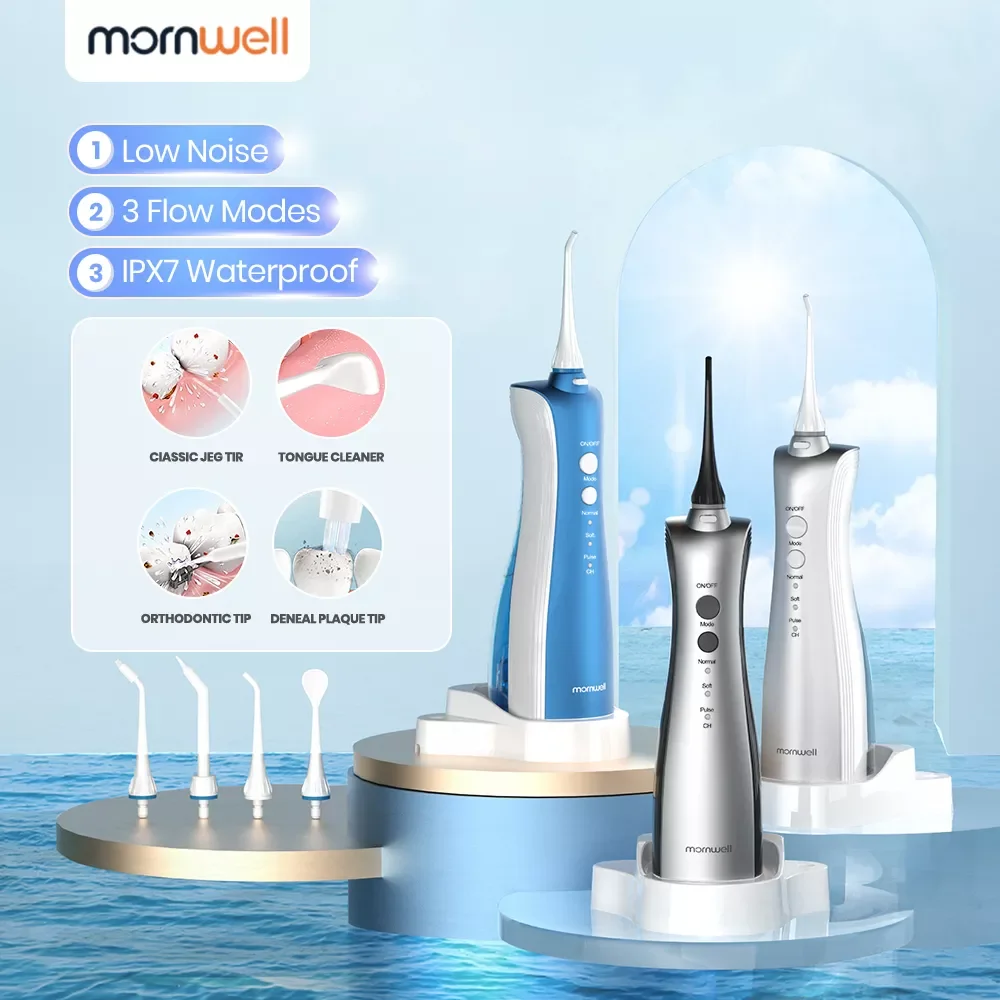 

Irrigator portable rechargeable water flosser teeth clean dental water jet inductive charging irrigator dental Exquisite