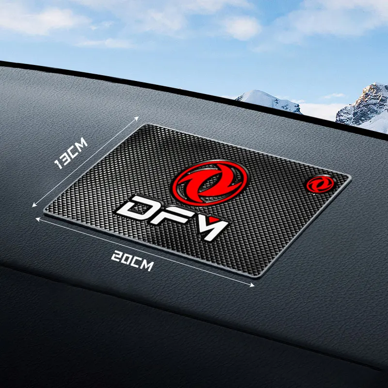 

Автомобильный противоскользящий коврик для приборной панели, липкий нескользящий коврик из ПВХ, декоративные аксессуары для Dongfeng DFSK Glory 580 S30 DFM H30 Corss T5l Sx5 F507