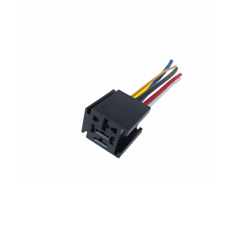 

Automobile Relay Socket Wide Pin 80A Universal with Wire