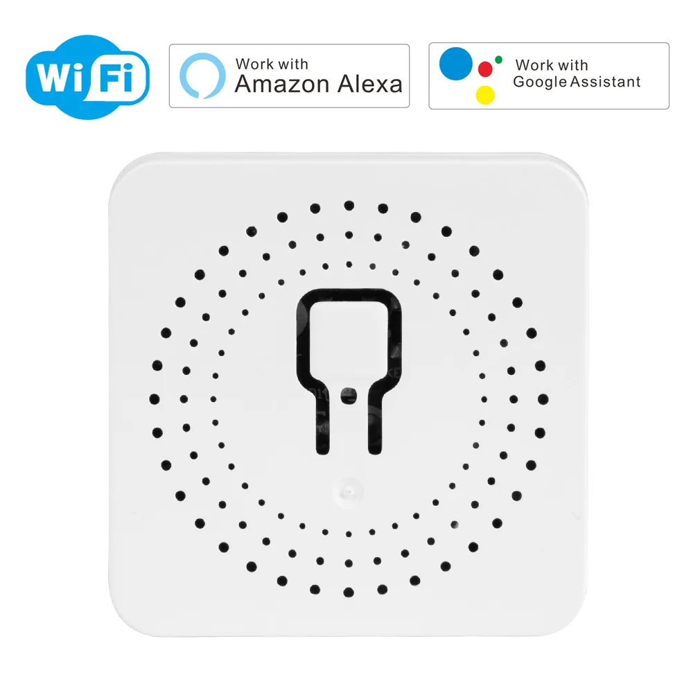 

Tuya Zigbee Mini 16A Smart Light Switch Module 2 Way Home Voice Control Timer APP Life Supports For Google Alexa Interruptor