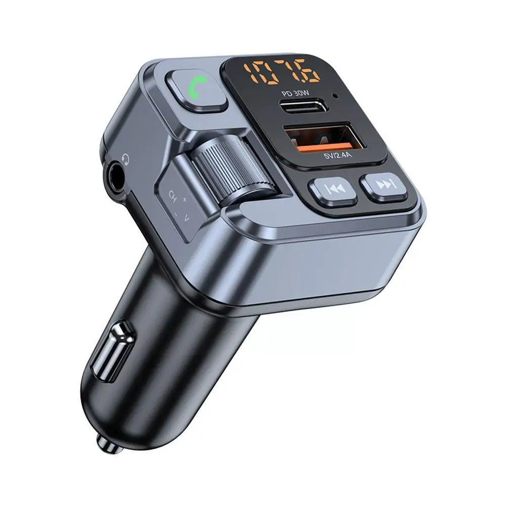 

FM-трансмиттер автомобильный с поддержкой Bluetooth 5,1 и MP3