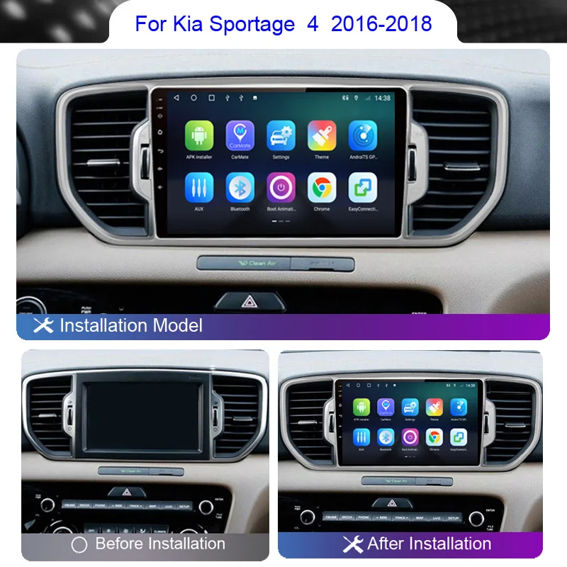 Roadwise Android автомобильный радиоприемник мультимедийный плеер для Kia Sportage 4 QL 2016 2017