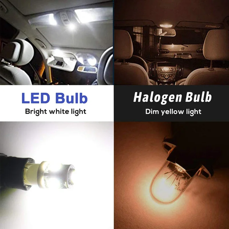 Фото 1000 шт. светодиодных ламп T10 W5W 5050 с 5 SMD LED, белые, синие, красные, желтые, зеленые, 194, 168, суперяркие клиновидные лампы, 12В, 24В №5