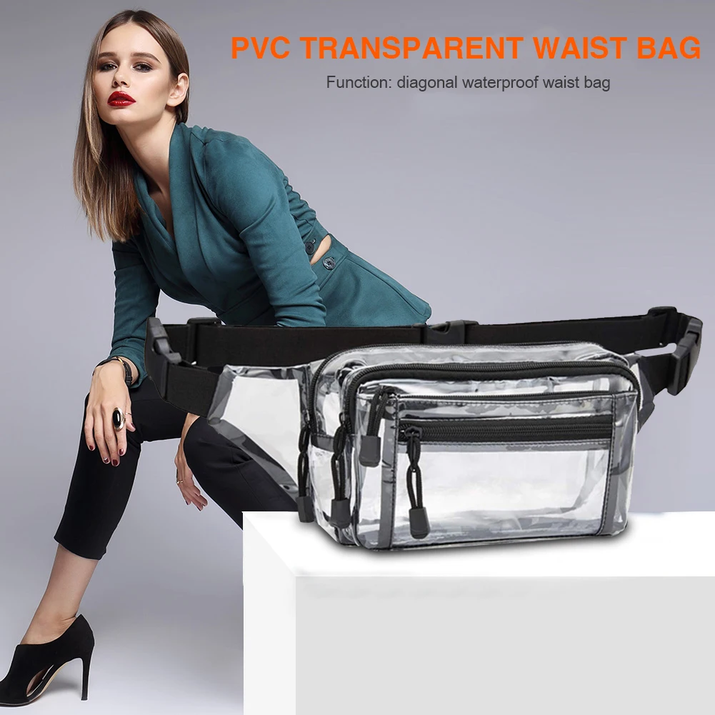 Модные поясные сумки для женщин, дизайнерская дамская сумочка на плечо, универсальные прозрачные мессенджеры, большой кошелек для покупок