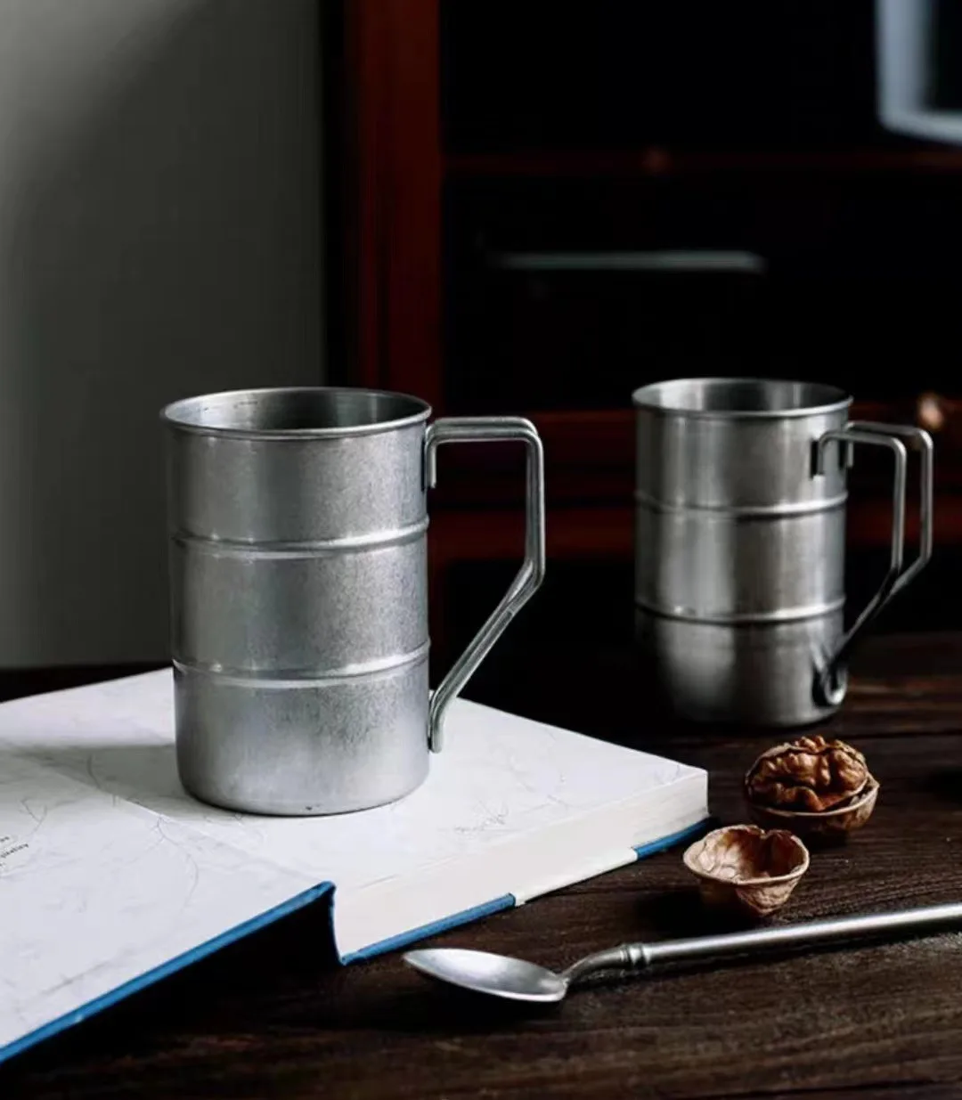 

Camping Stainless Steel Cup Outdoor Travel Camping Hiking Retro Cup Water Coffee Handcup кемпинг Camping Utensils
