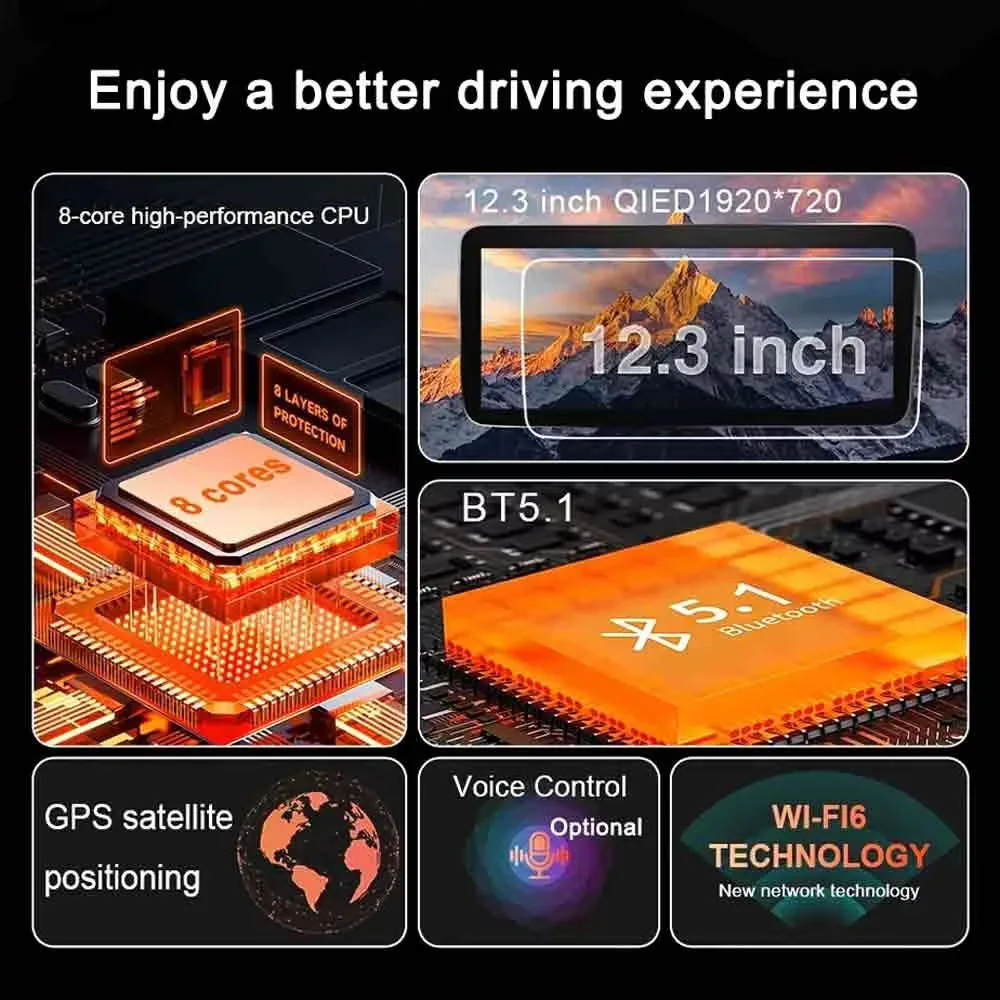 Мультимедийный автомобильный проигрыватель Android 16 QLED 2400*900P для Toyota Land Cruiser Prado 150 2010-2013 с GPS-навигацией, сенсорным экраном и Bluetooth (art.: 3920da73a8feb) - 3920da73a8feb