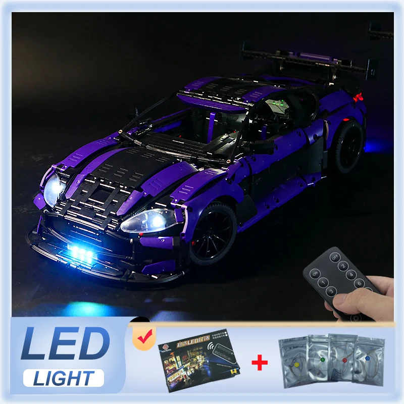 DIY радиоуправляемая лампочка детский набор для LEGO C001 технический спортивный