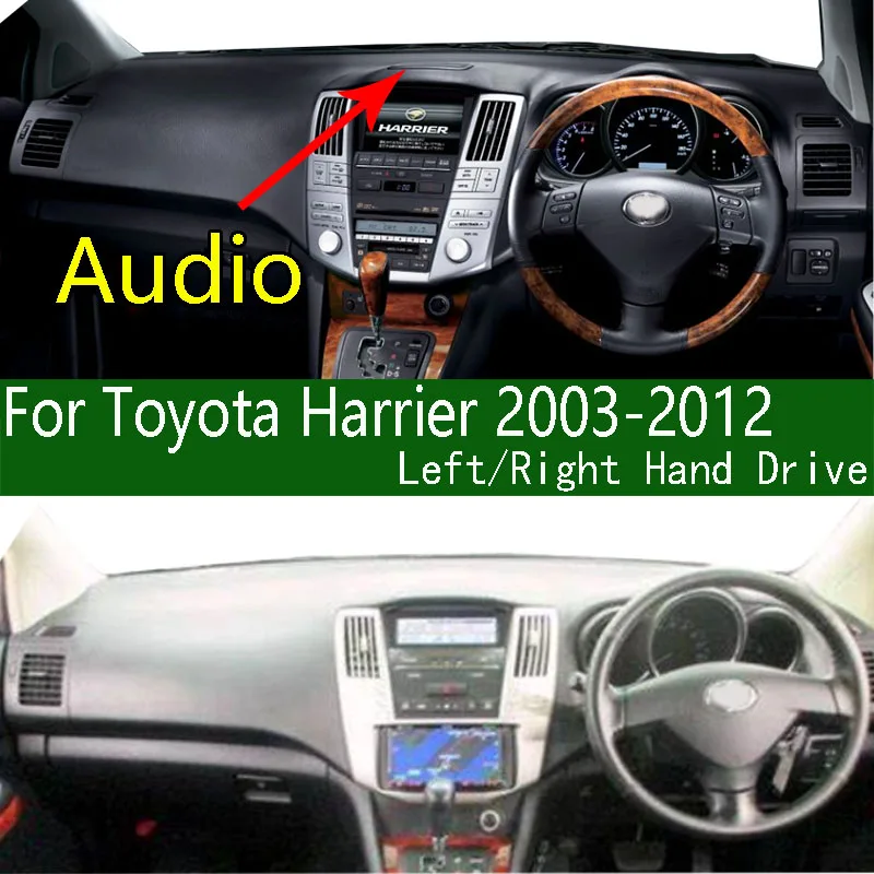 Для Toyota Harrier 240G 300G 350G U30 U35 U38 2003-2012 коврик для приборной панели крышка защита от