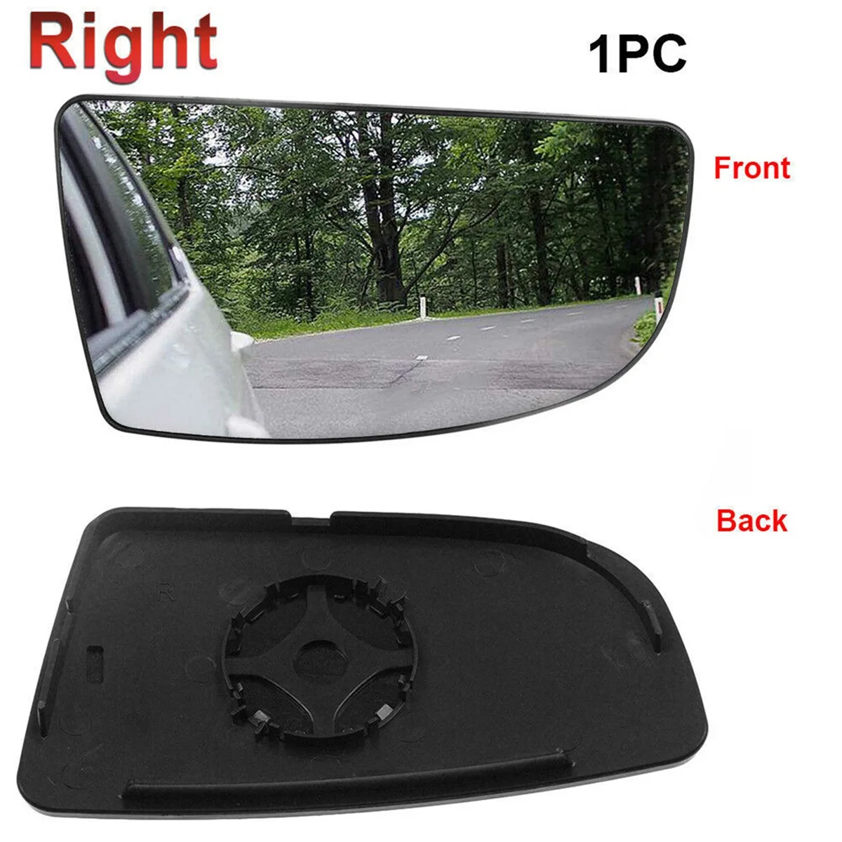 Автомобильное переднее правое нижнее крыло зеркало заднего вида стекло