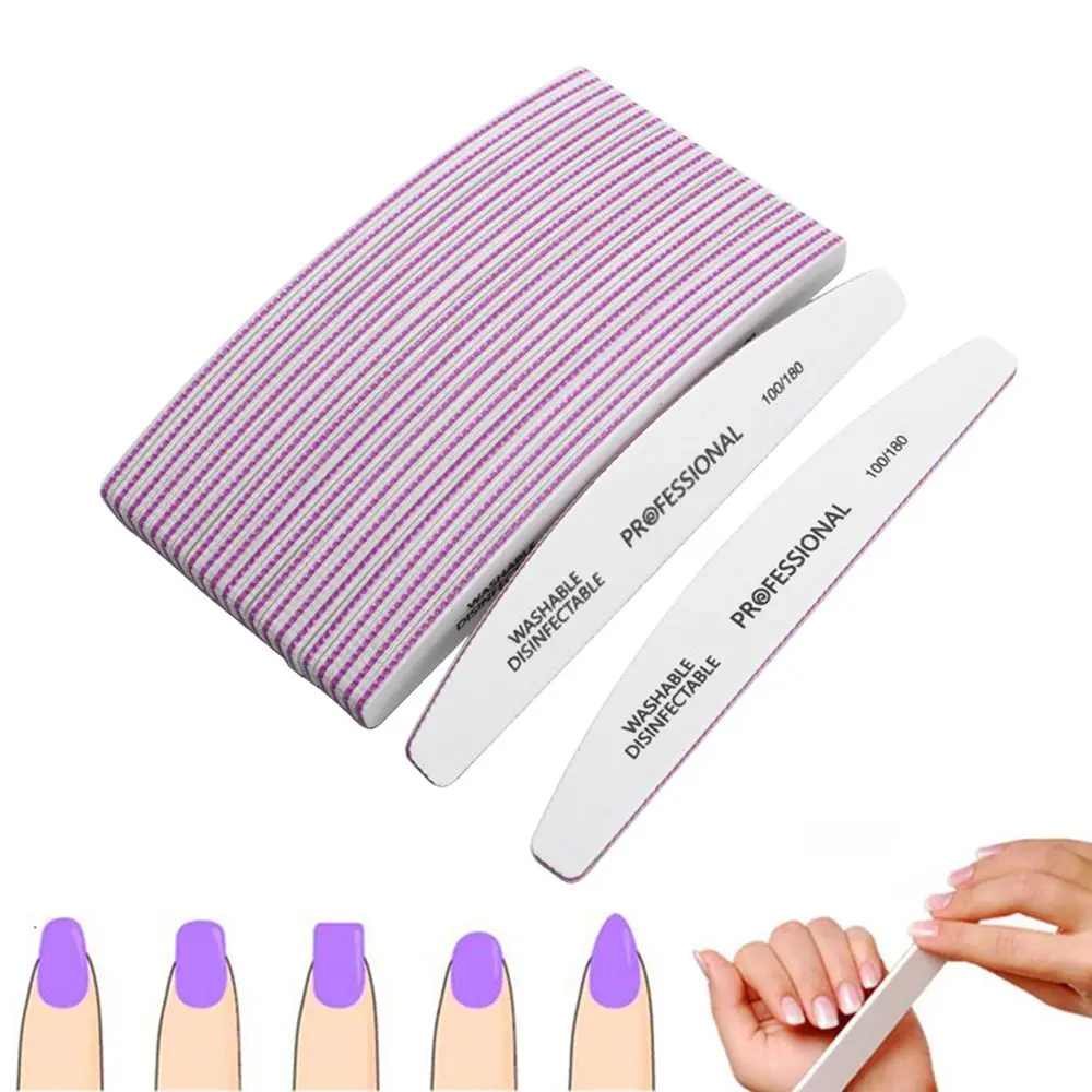 

Nail Files Sanding Buffer Pedicure Manicure Professional Nail Care Beauty Tools 100/180