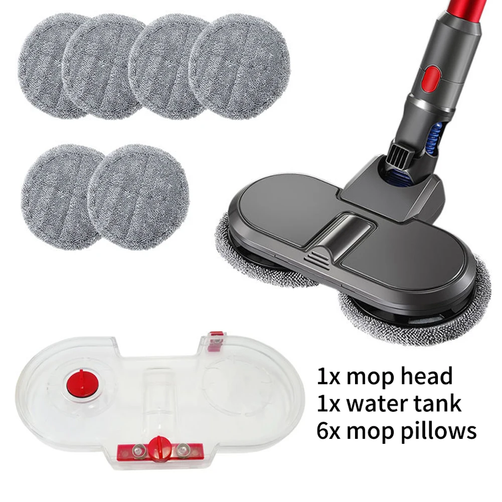 

Electric Wet Dry Mopping Head For Dyson V7 V8 V10 V11 Electric Wet Dry Rag Water Tank Mop Head Mop Pads Water Cup Sweeper Parts