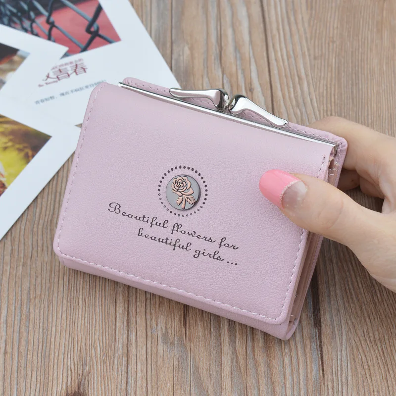 Brand Designer Small Wallets Women Leather Phone Wallets Female Short Zipper Coin Purses Money Credit Card Holders Clutch Bags