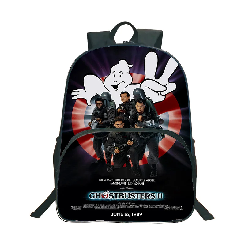 Ghostbusters Print Kids Return to School Backpack Adolescents Fashion Bookbags Boys Girls Anime Rucksacks Mochila Birthdays Gift