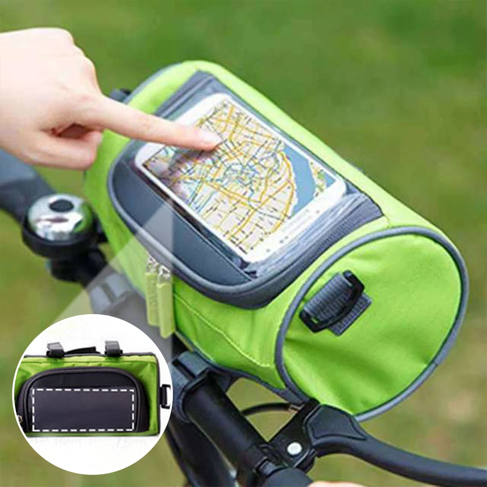 

Bicycle Bag Waterproof Bike Front Tube Bag Handlebar Basket Pack Cycling Front Frame Pannier Bicycle Accessories