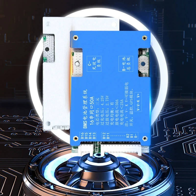 

16S 50A Ternary Lithium Battery Protection Board 60V Charge And Discharge With Voltage Balance Bms Function For E-Bike