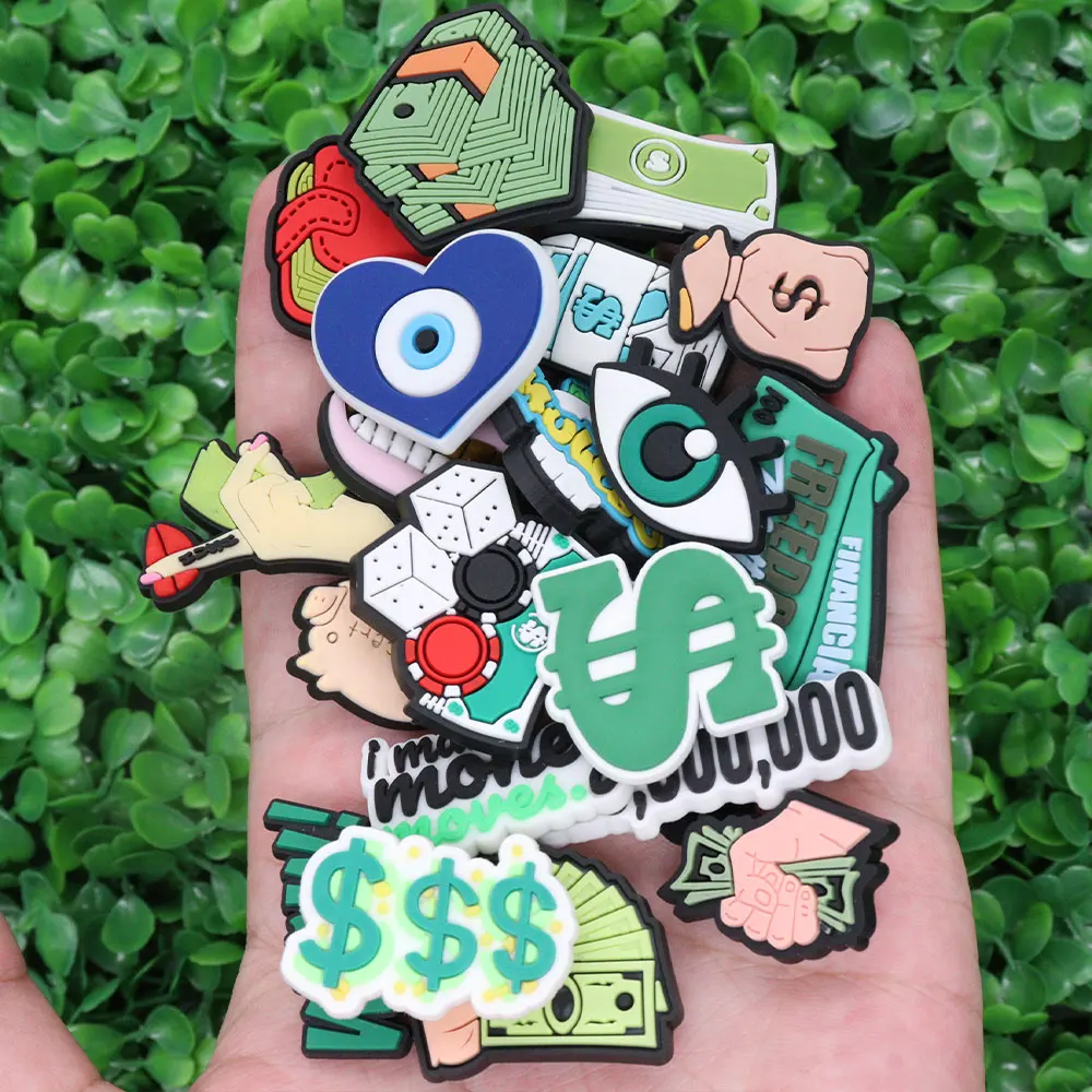 Новинка 1 шт. ПВХ мешочек для денег денежная свобода материя Вау доллар тапочки