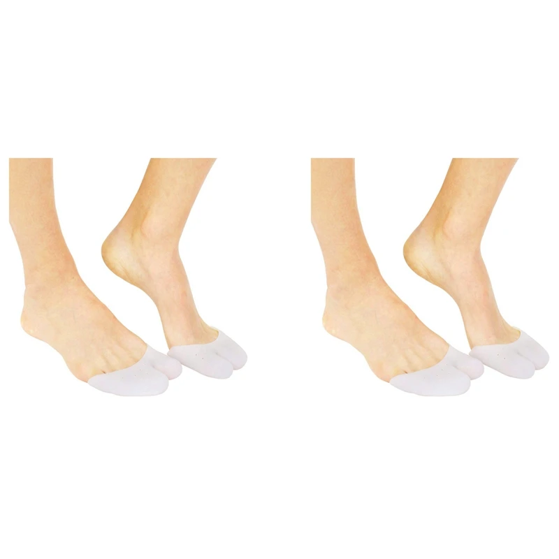 

Silicone Toe Cap Protector By (4 Pairs)Silicone Toe Cover And Sleeve Big Toe Protection Silicone Bandage