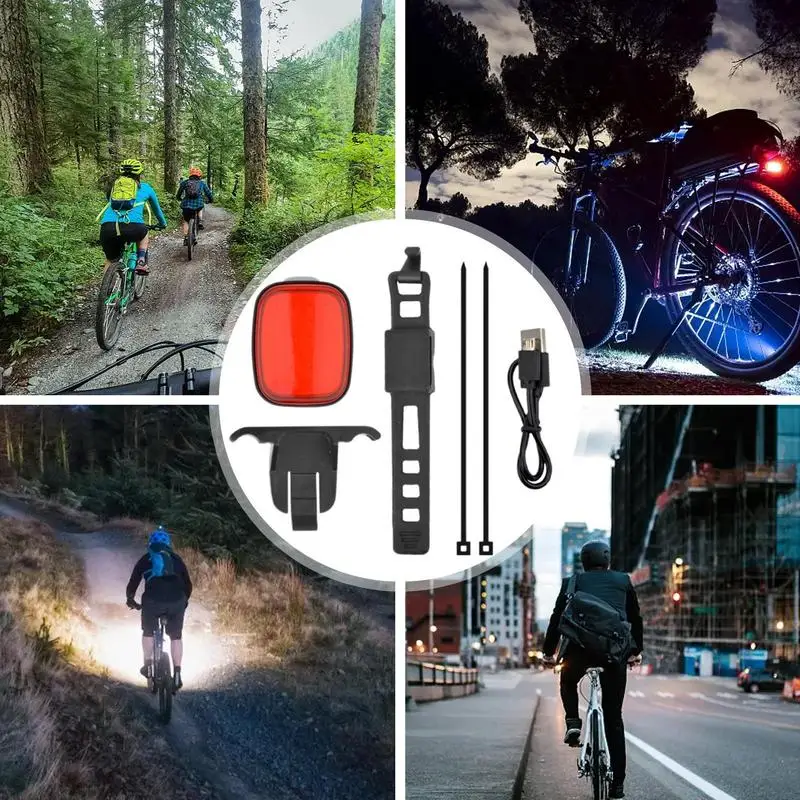 Задний велосипедный фонарь задняя для велосипеда с USB зарядкой