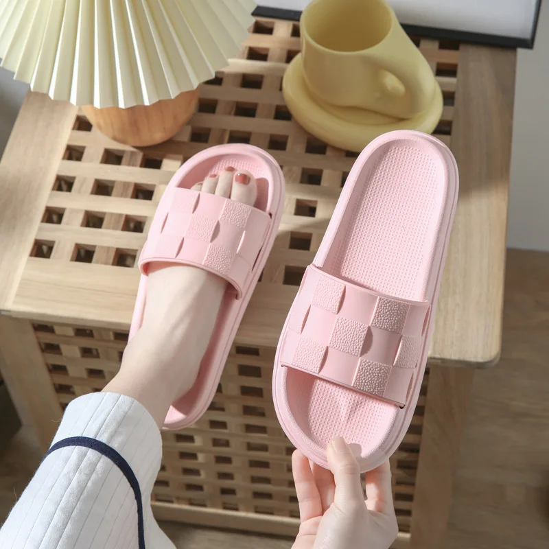 Slippers Summer Couples' Indoor Non-slip Slippers Women's Bathroom Wear-resistant Men Womens Shoes Slippers Bathroom Slippers
