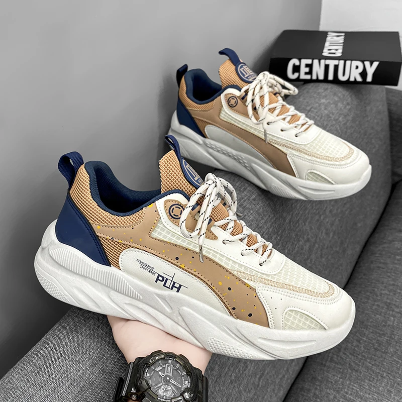 

2023 New Men Sneakers Lightweight Male Tennis Shoes Runner Sneakers Casual Shoes Outdoor Anti-Slip Men Shoes baskets hommes