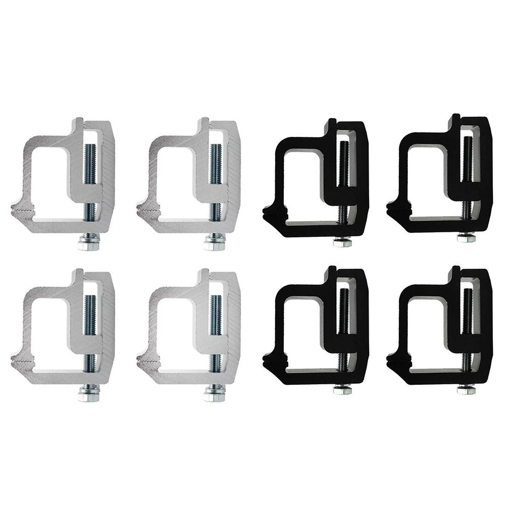 

4Pcs Truck Cap Topper Camper Shell Mounting Clamps Heavy Duty Aluminum