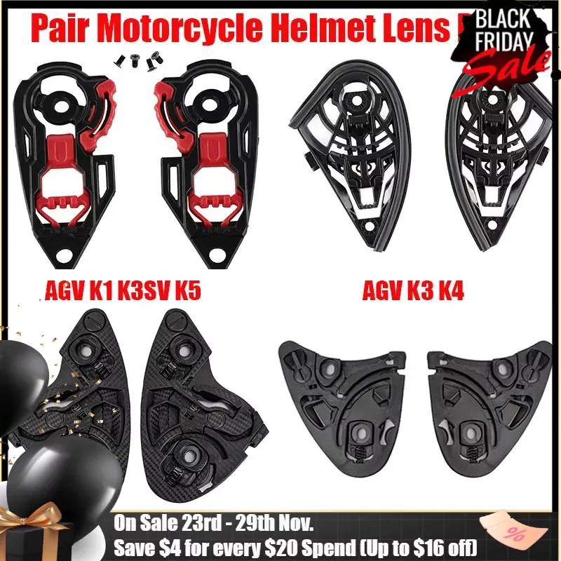 

Motorcycle Helmet Accessories Durable Plate Screws Practical Shield Gear Base Lens Visor For AGV K1 K3SV K5 / K3 K4 /X14 Z7 /Z8
