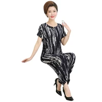womens two peice sets t shirts and pants elegant two piece women ladies office suit casual harem trousers outfits 5xl