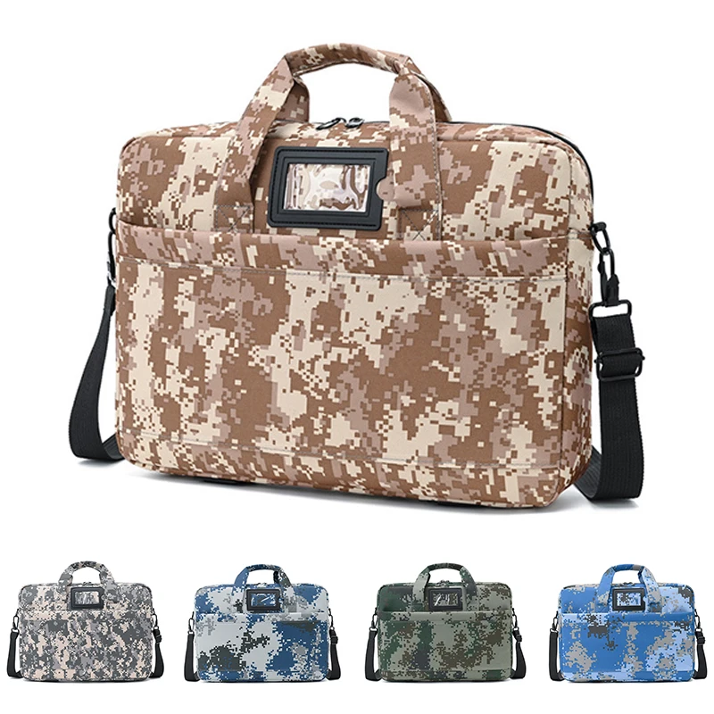 

Fashion Camouflage Notebook Shoulder Bag 15.6 16 Inch Laptop Crossbody Bag Case For Men Women Travel Handbags Business Briefcase