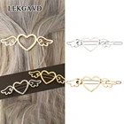 (1 предмет) для девочек металлические украшением в виде крыльев Ангела; любящее сердце заколка-пряжка для сбоку заколки для волос инструменты волос Красота Средства для укладки волос