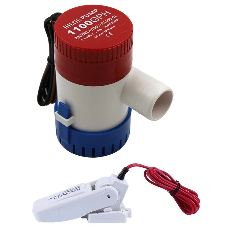 

1Set 1100GPH DC 12V Bilge Pump Electric Water Pump Marin Water Pump For Boats Seaplane Motor Homes Houseboat Accessories