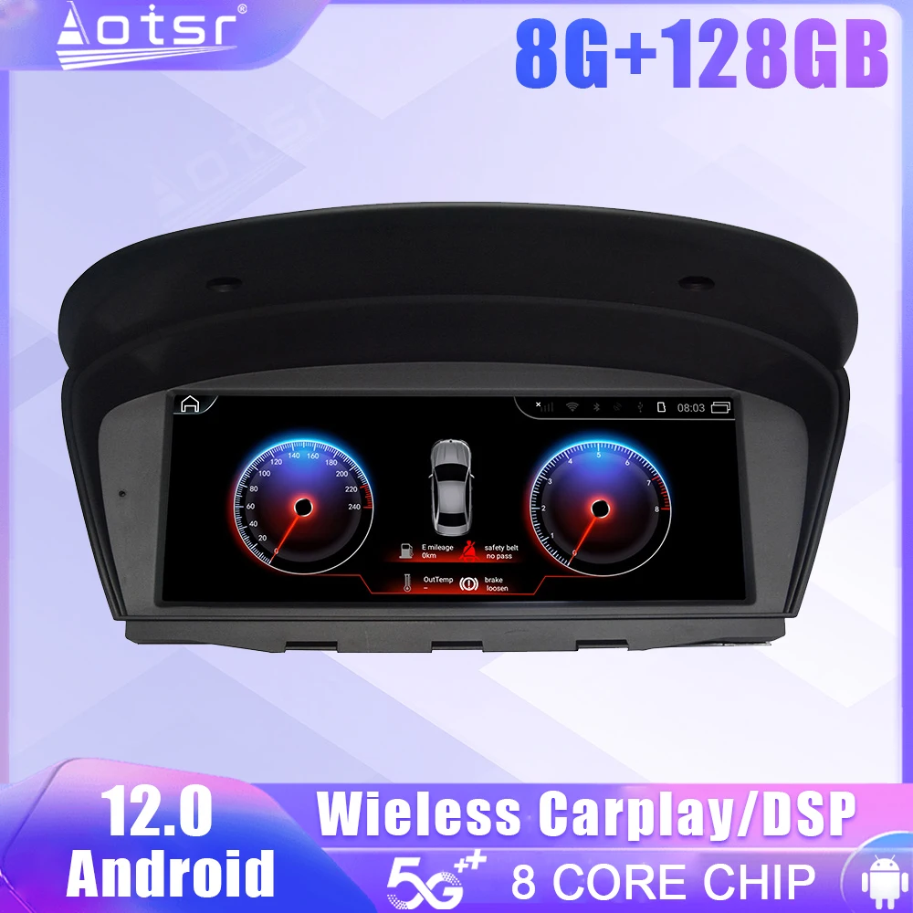 

Android 12 Screen Car Radio For BMW 5 seris 6 seris 3 seris GPS Navigation DSP Carplay Automotive Multimedia Stereo Head Unit