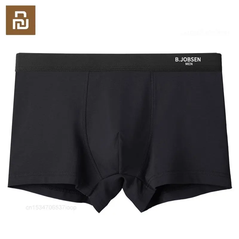 

Youpin 1pcs Underpants Men's Soft U Convex Pouch Male Boxer Shorts Cotton Panties Fashion Underwear Men Boxers Breathable Shorts