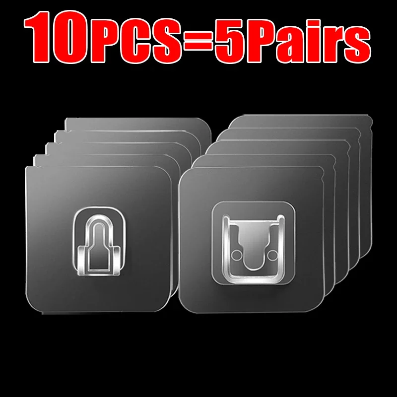 

Прозрачные самоклеящиеся крючки из акрила