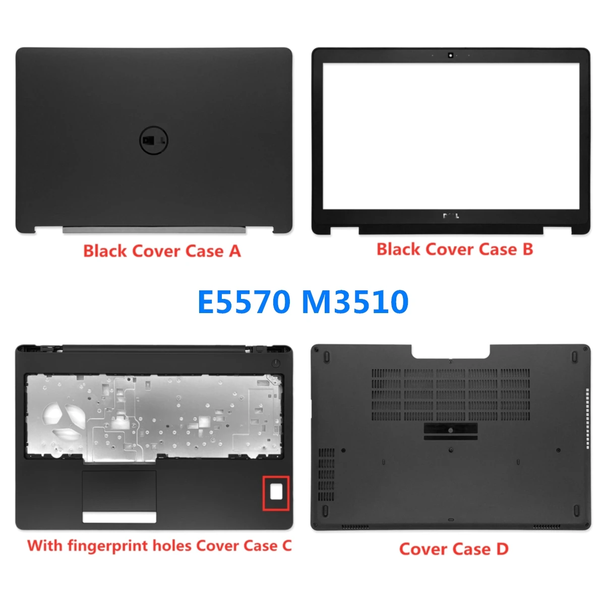 

Новый ноутбук для Dell Latitude E5570 M3510, задняя крышка экрана чехол/передняя рамка/Упор для рук/Нижняя/петля