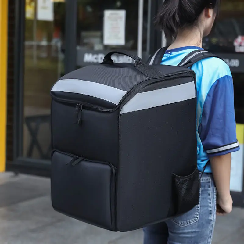 55L Extra Large Thermal Food Delivery Bag Cooler Bag Refrigerator Box Fresh Keeping Food Backpack Insulated Cool Bag