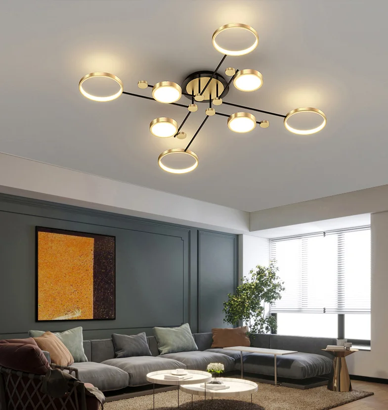 

Modern led simple ceiling lamp living room bedroom study kitchen indoor lighting LED ceiling lamp