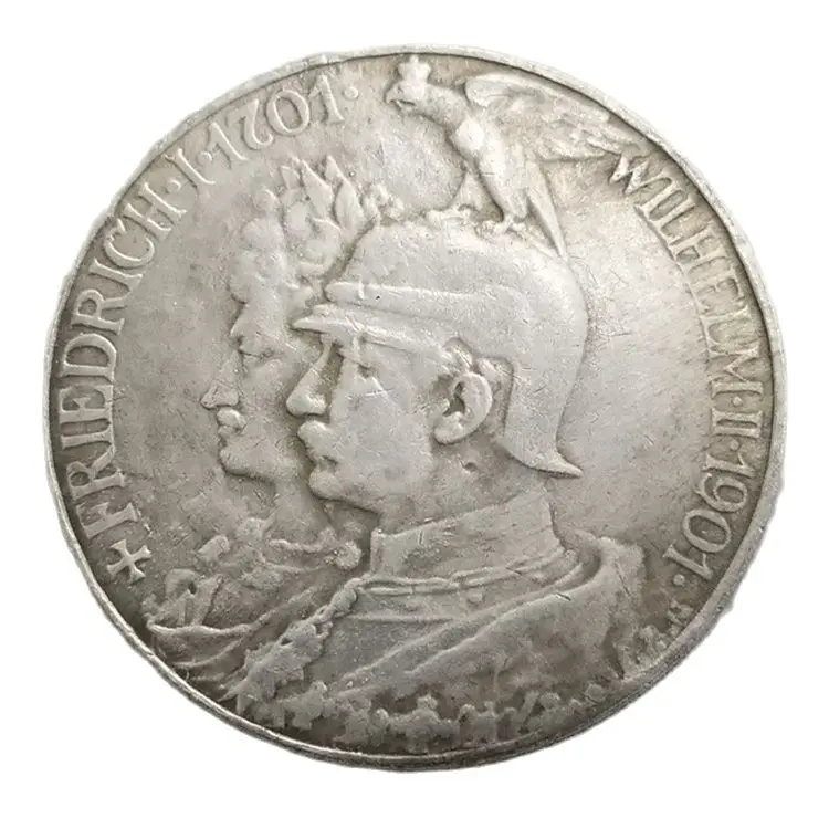 

1901 Germany Silver Plated Coins Copy Collectibles Coin Home Decoration Magic Coin Home Decoration Coins Christmas Gifts#1786