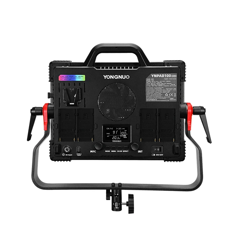 YONGNUO YNPAD100 красный зелёный Синий Фото студийная лампа 100 вт полный цвет зеркальная