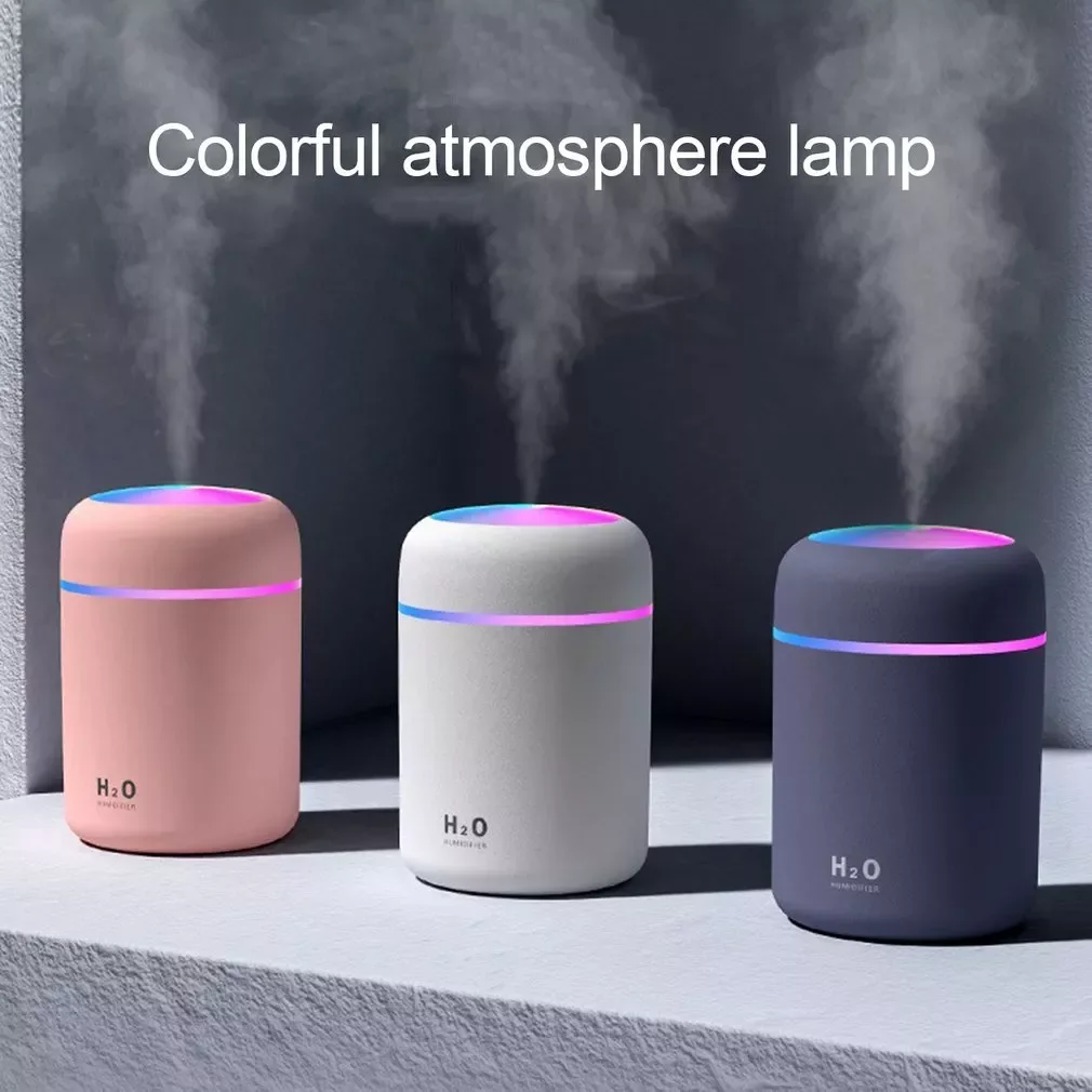 Humidifier Bedroom Office Living Room Portable Low Noise Diffuser Atmosphere Light Mist Sprayer Humidifier