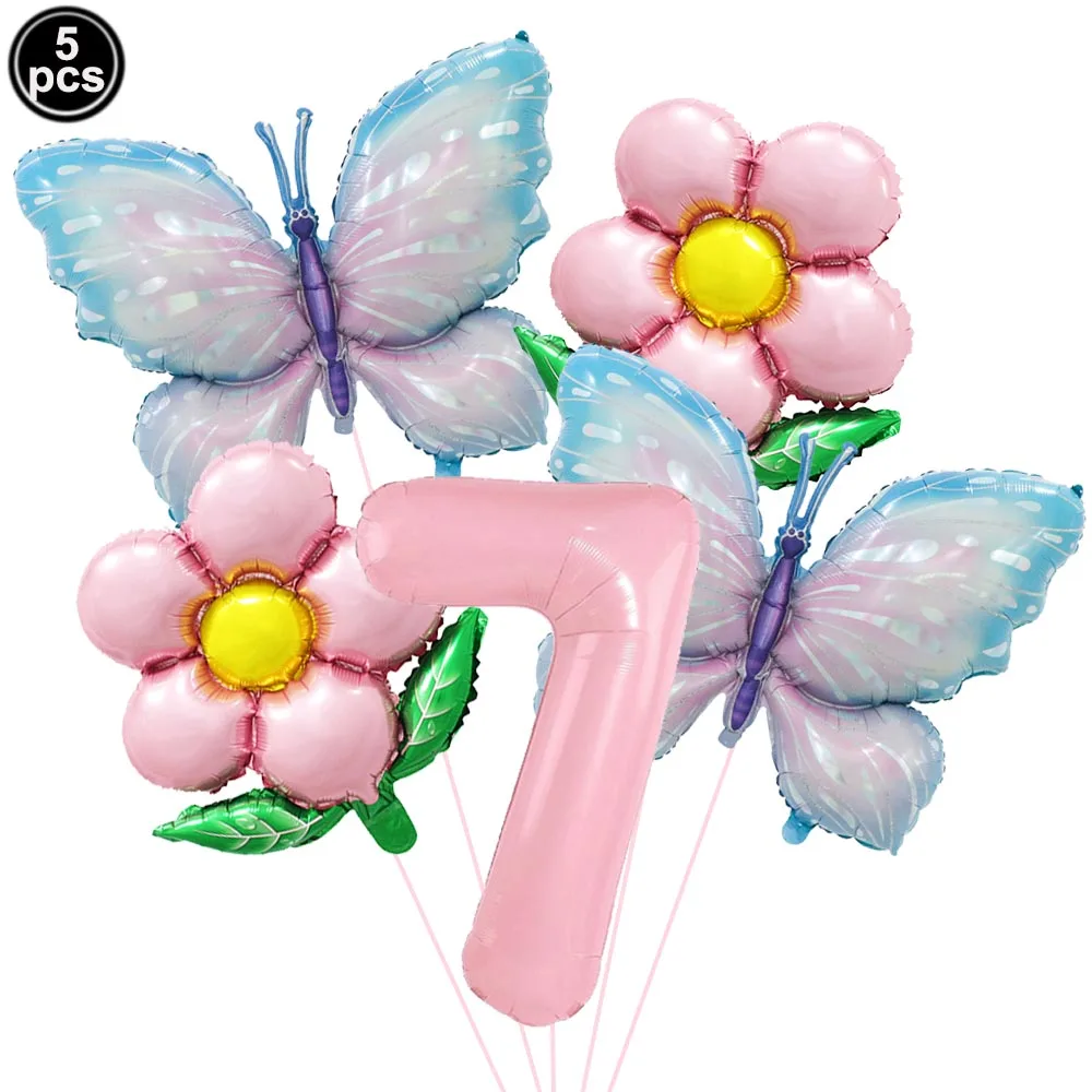 

Большие воздушные шары с бабочками Globos 5 шт.