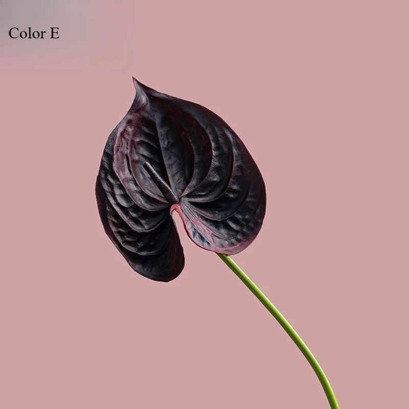 Искусственные цветы антуриум, полиуретан, свадебный букет