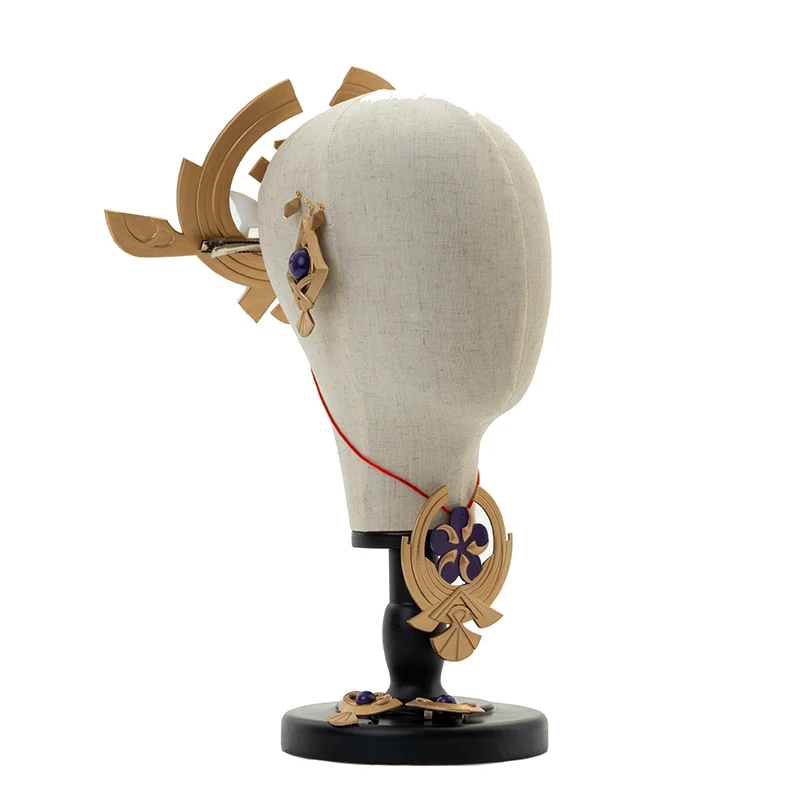 Набор реквизита для косплея персонажа Yae Miko из игры Genshin Impact, включающий головной убор, аксессуары, украшения и подарочную упаковку для Хэллоуина, карнавала и вечеринок.