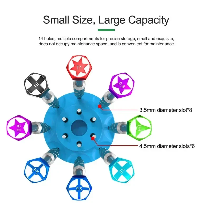 Вращающаяся коробка для хранения отверток RELIFE подставки ремонта паяльника с