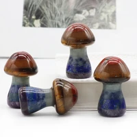natural stone bead mushroom shape natural agates stone bead ornament for making diy jewerly necklace accessories 21x35mm