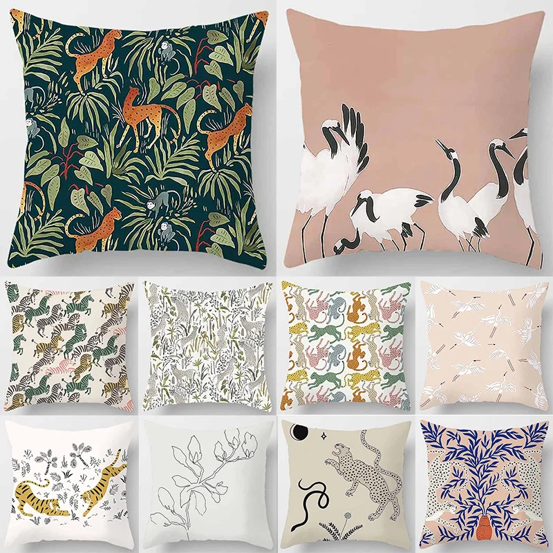 

Маленькие животные серия Подушка подарок украшение для дома офиса Подушка для спальни диван автомобиль наволочка (45 см * 45 см)