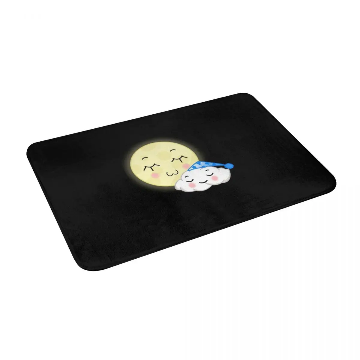 

Cloud And Sun Bath Door Floor Mat Kawaii Anti-slip Rug Carpet Entrance Living Room Home Kitchen Water Oil Proof Velvet Bedroom